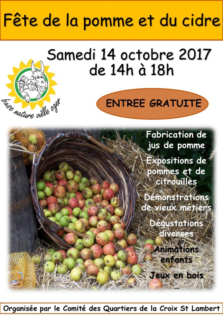 La fête de la pomme c’est ce samedi 14 octobre !